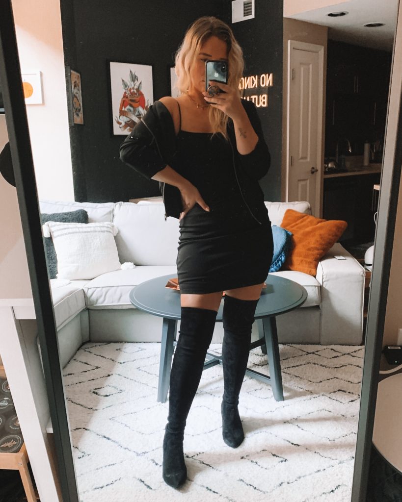 All Black Date Night Outfit