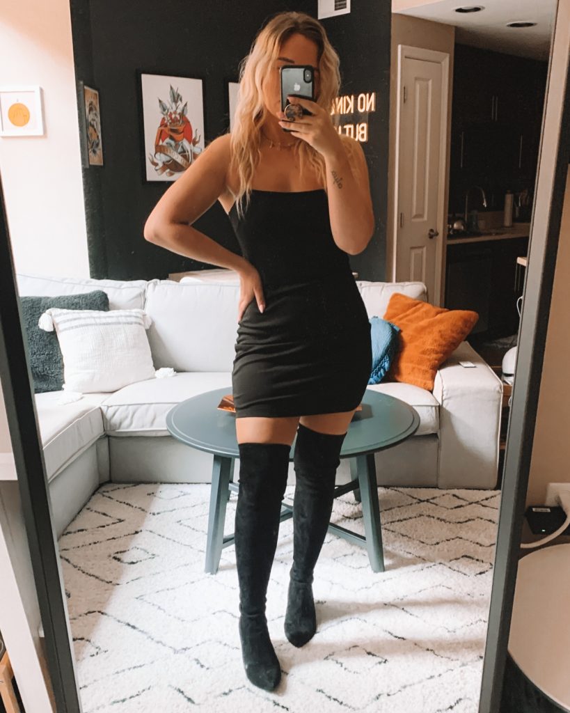 All Black Date Night Outfit