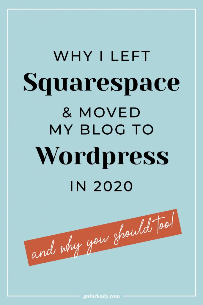 Squarespace vs. WordPress to Start a Blog in 2020