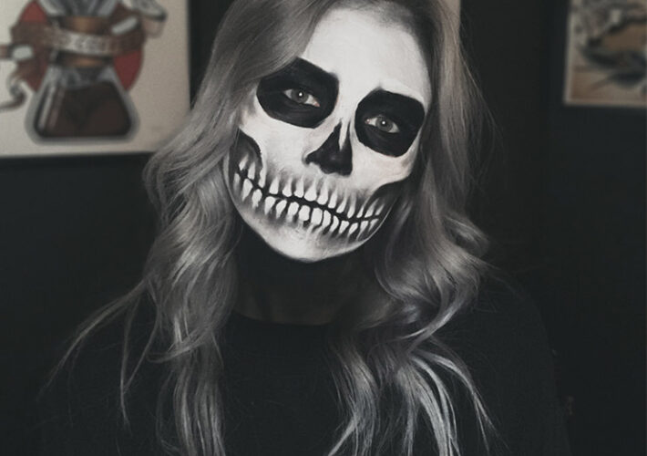 skeleton skull makeup tutorial easy