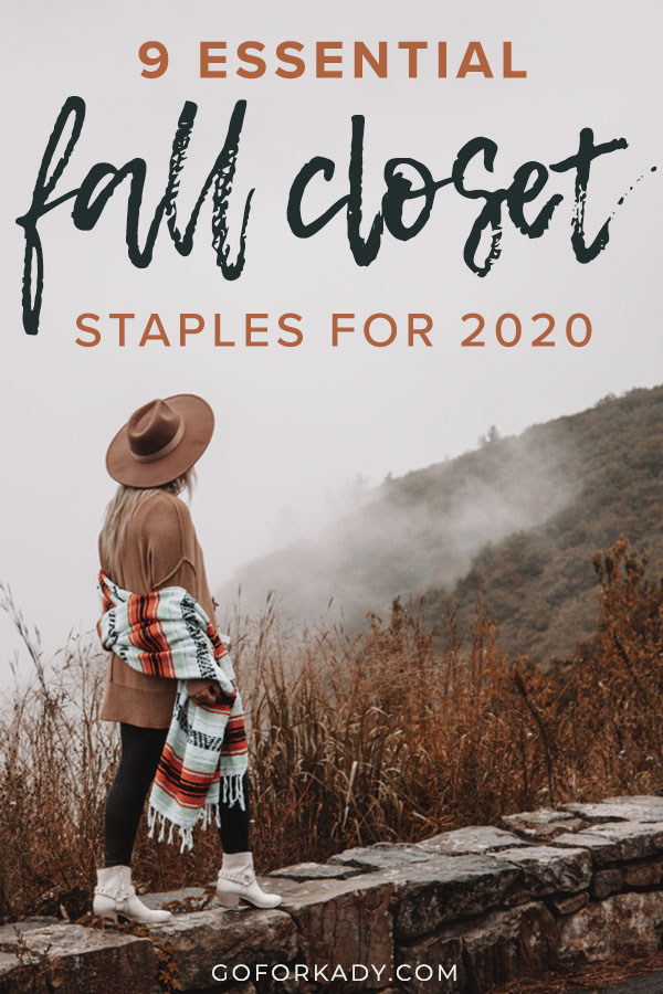 what you need in your closet fall 2020