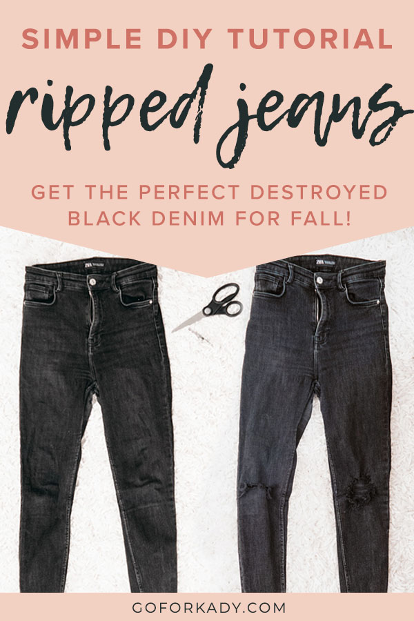Diy Ripped Skinny Jeans